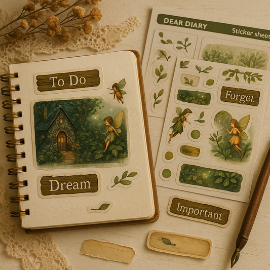 Fantasy World Stickers – Fairy Tale Journal & Scrapbook Kit