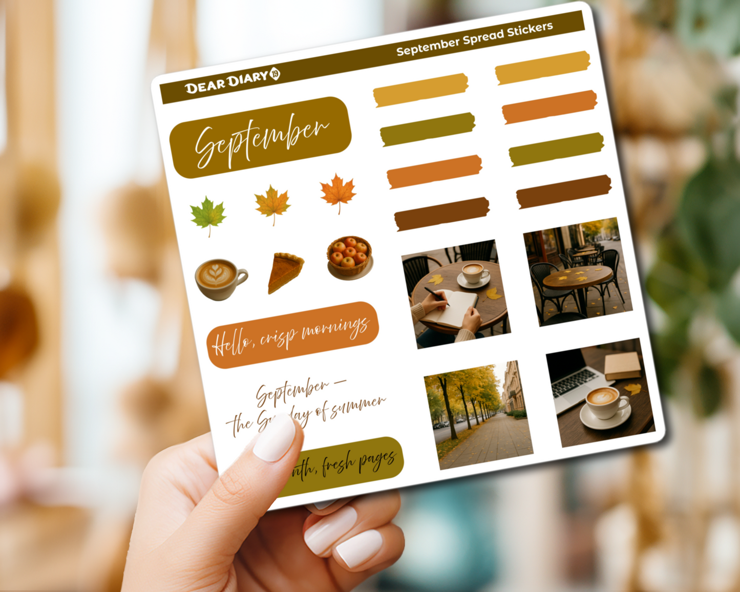 September spread stickers sheets bundle SPB1P01