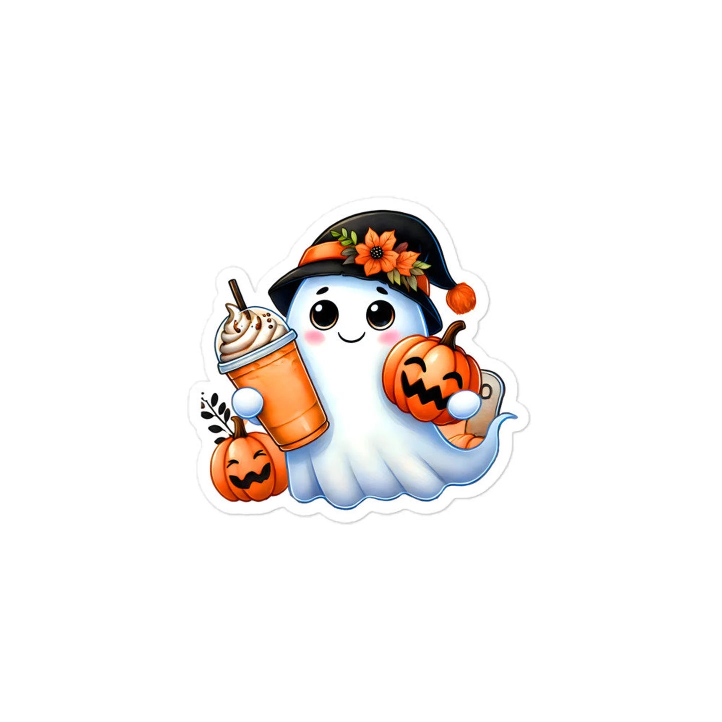 Cute ghost planner stickers sheet CGPUM3