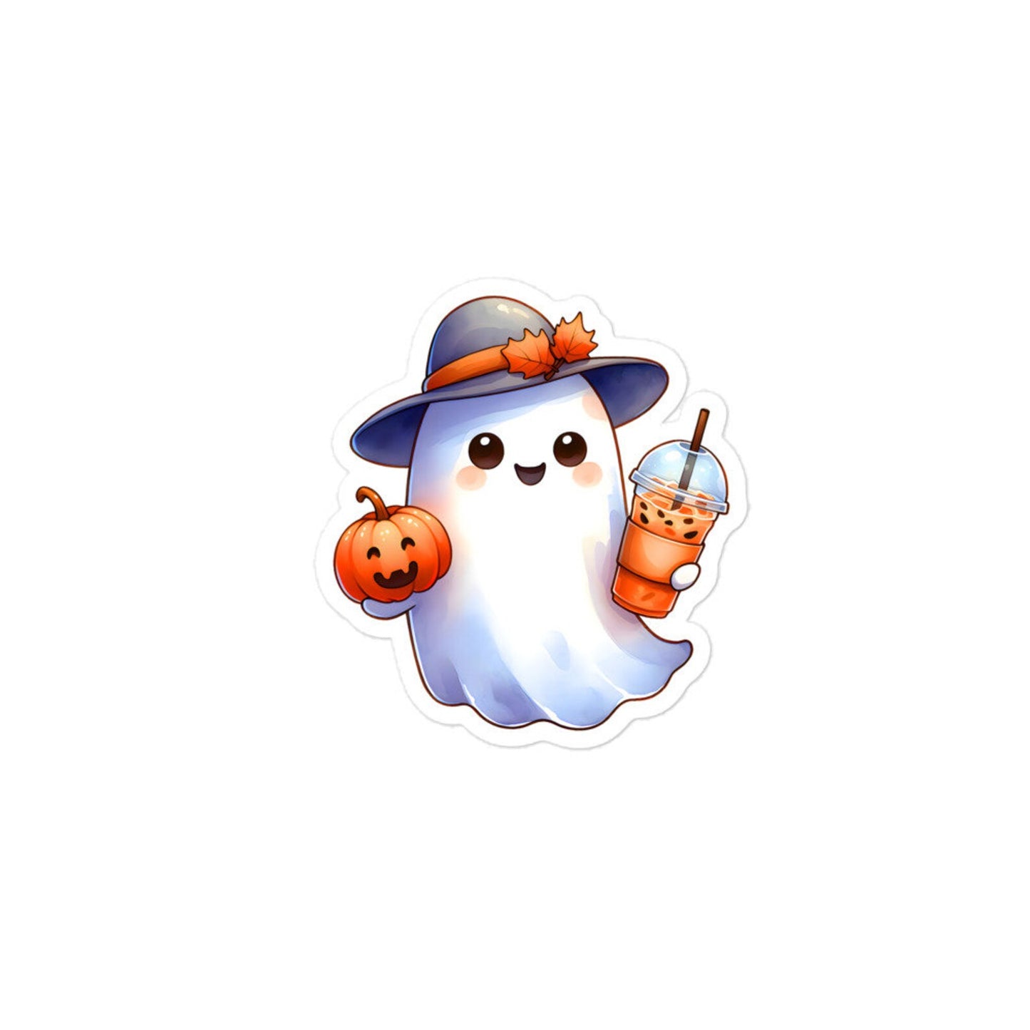 Cute ghost planner stickers sheet CGPUM1