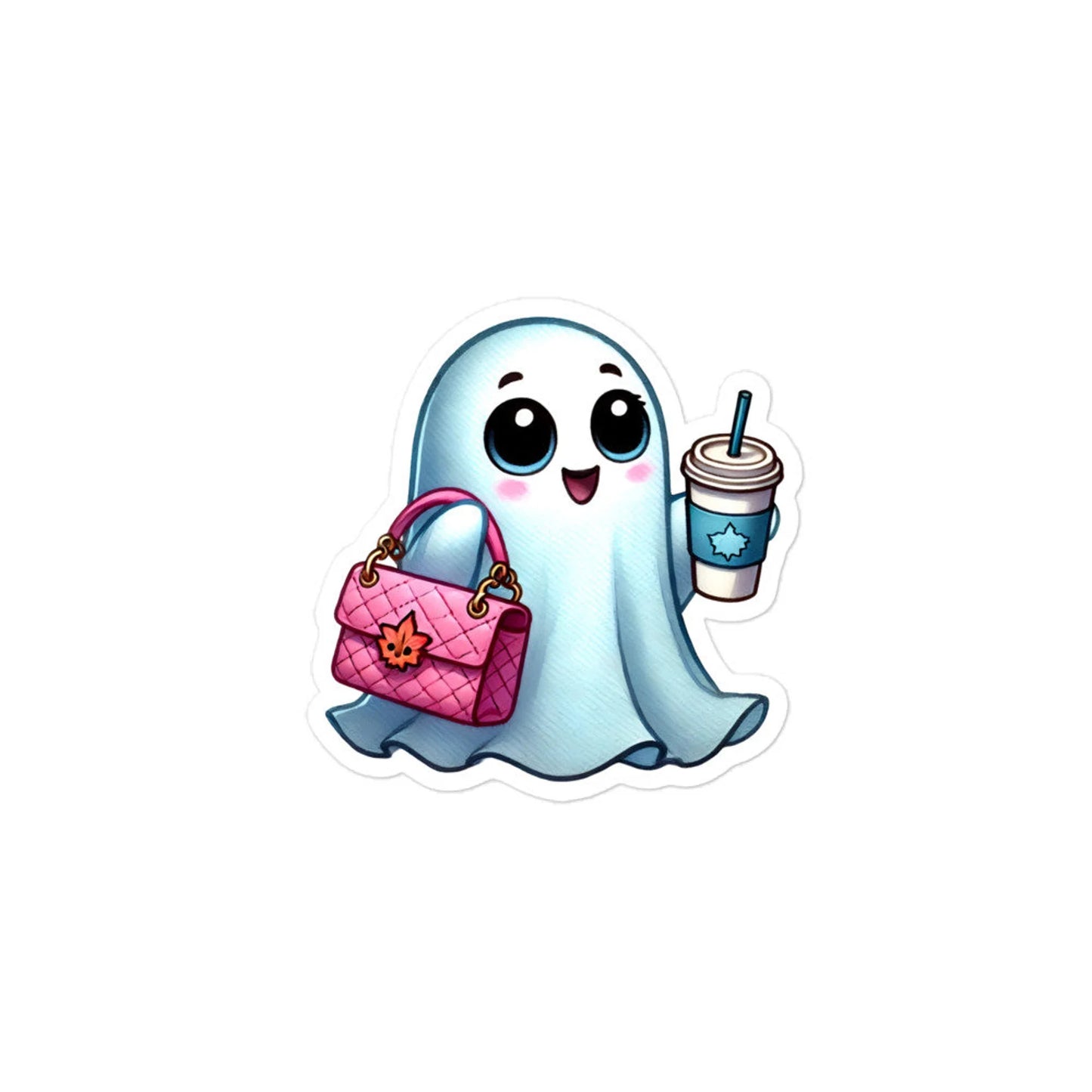 Fancy ghost planner stickers sheet FAGHSH