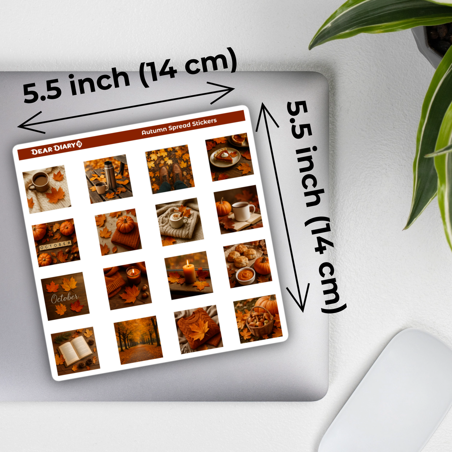 Fall autumn spread stickers sheet FASH01