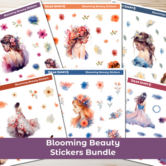 Blooming girl stickers bundle BBBU01