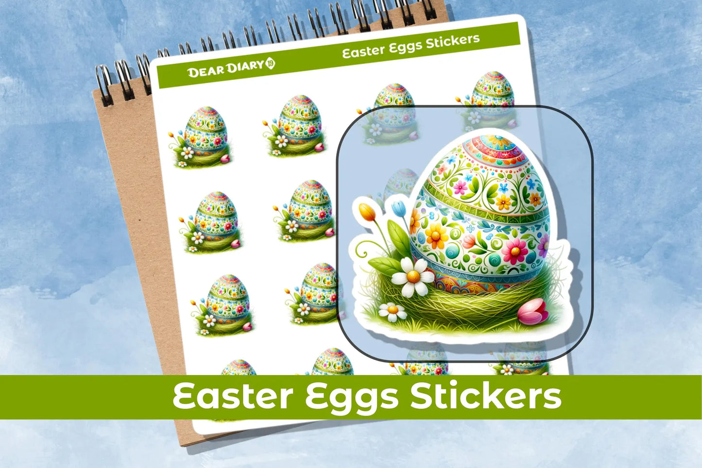 Easter stickers ERPS07