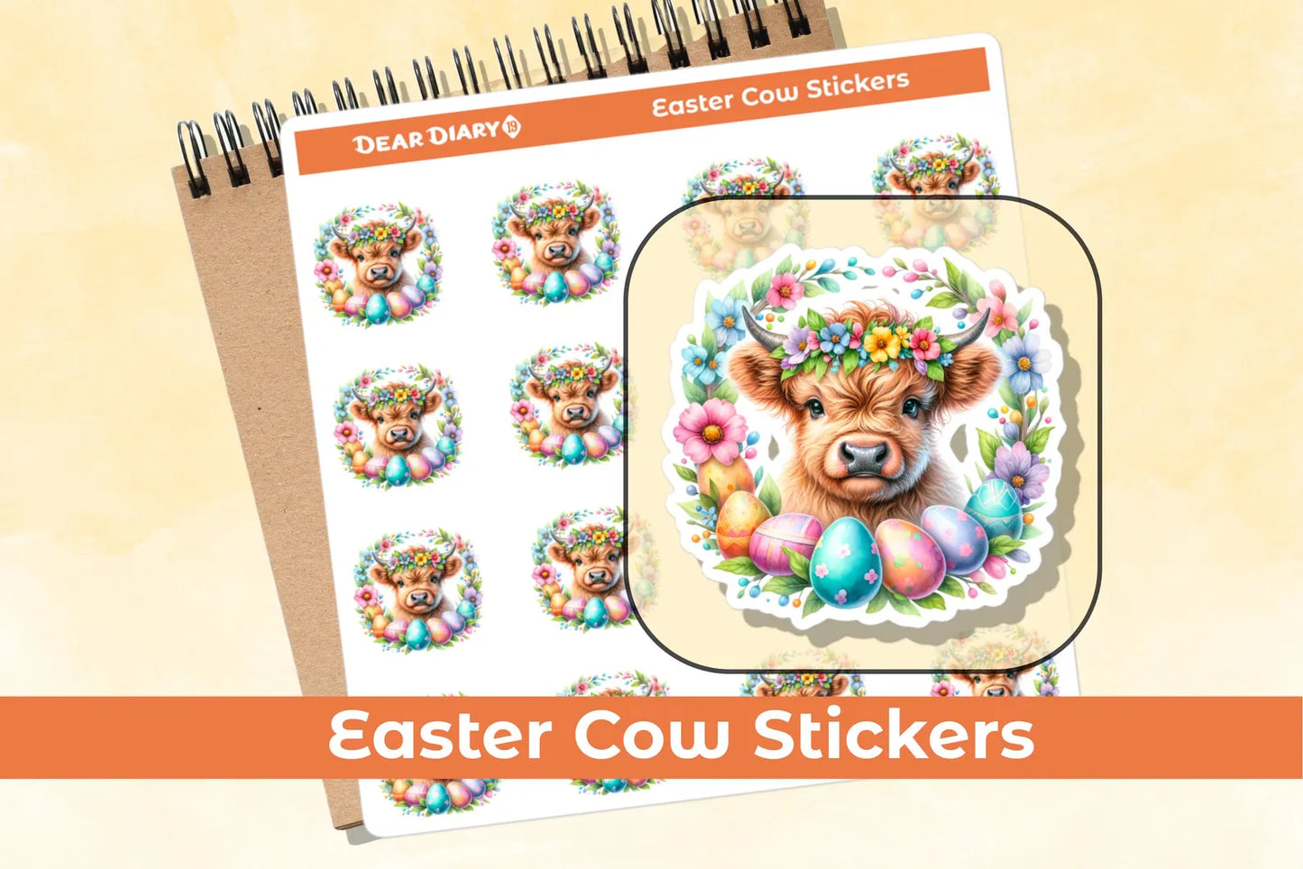 Easter stickers ERPS14