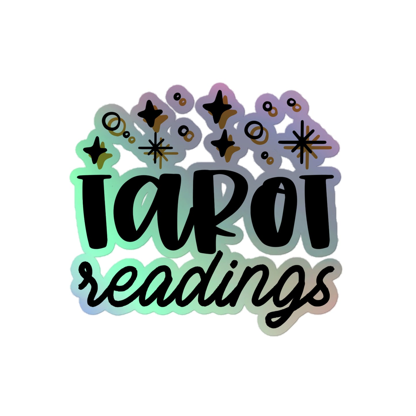 Tarot planner stickers sheet Holographic - HTSH01