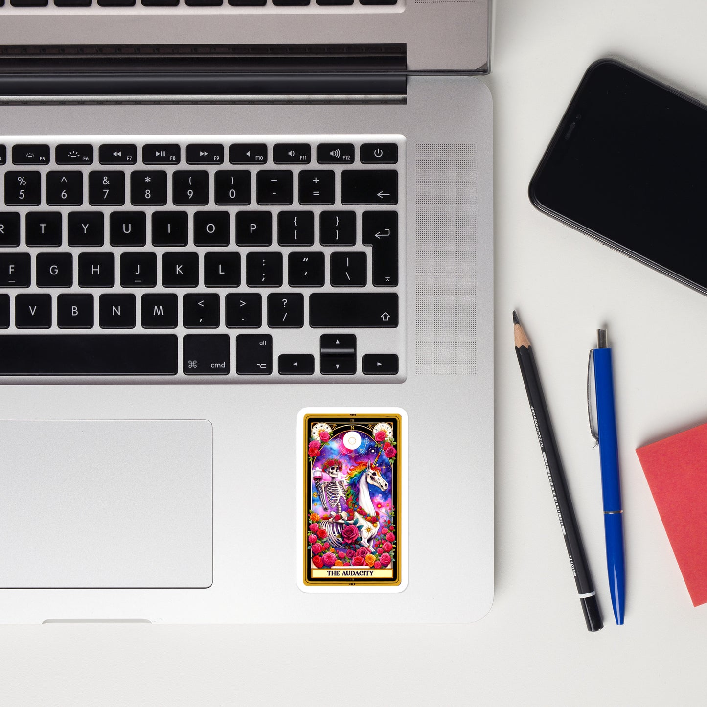 Funny tarot stickers Audacity TF1P19