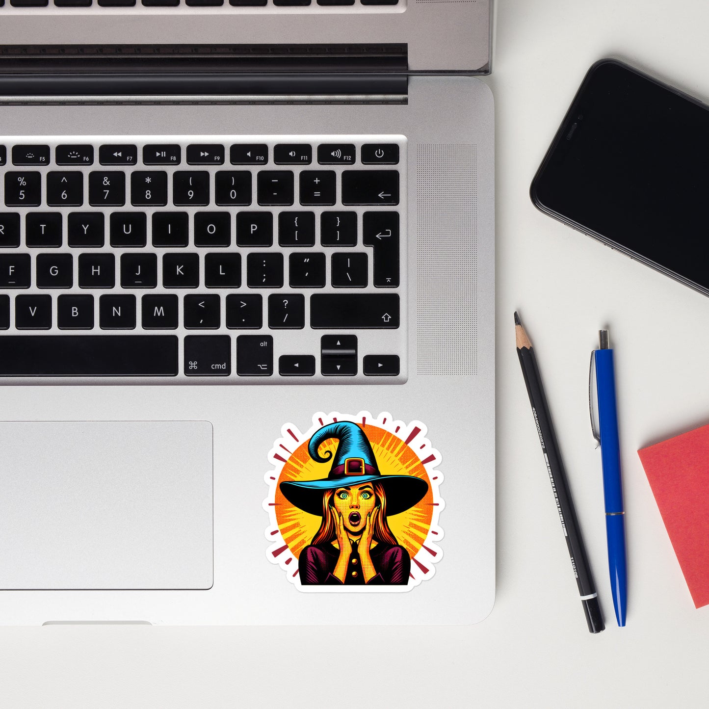 Pop Art Witch sticker PAWI02