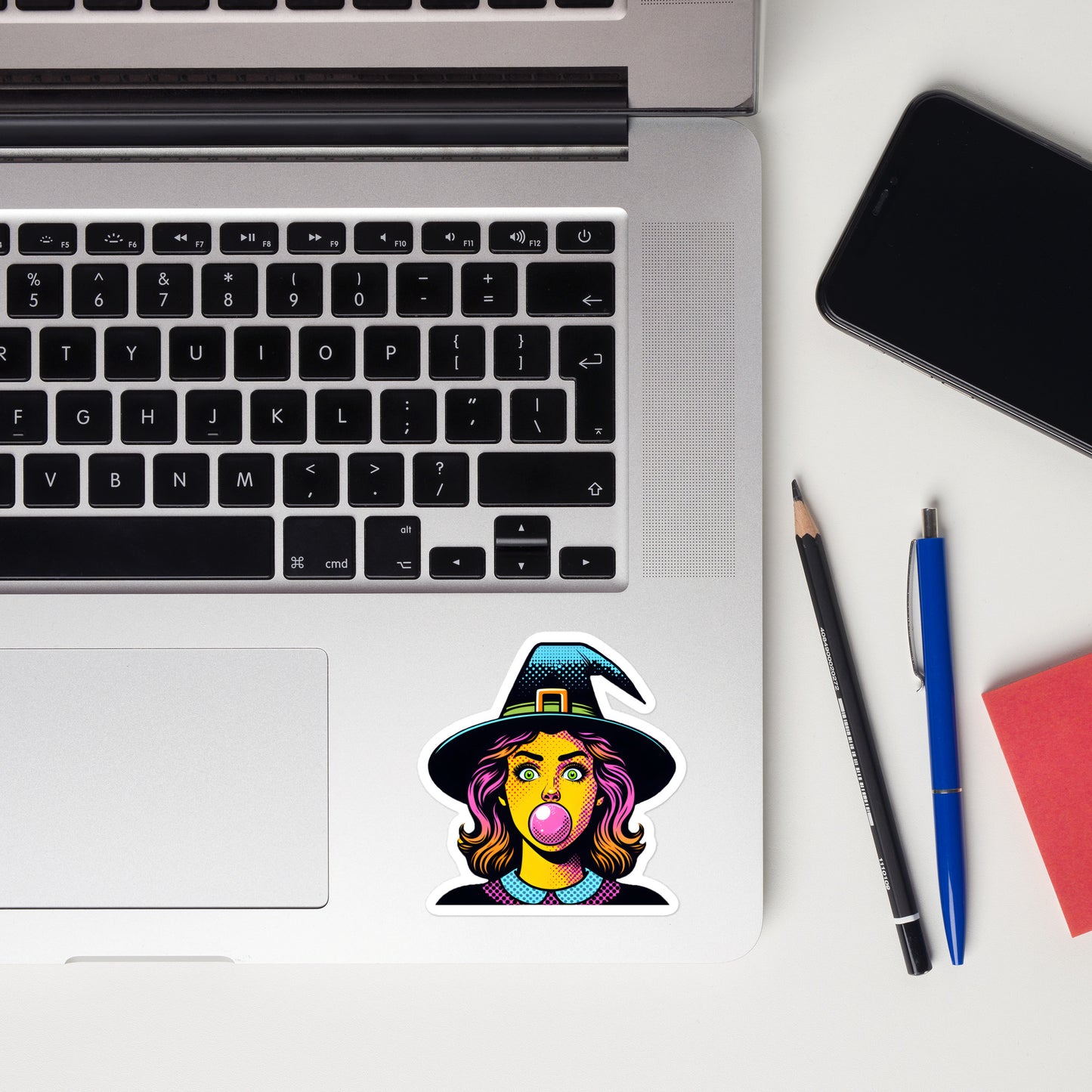 Pop Art Witch sticker PAWI03