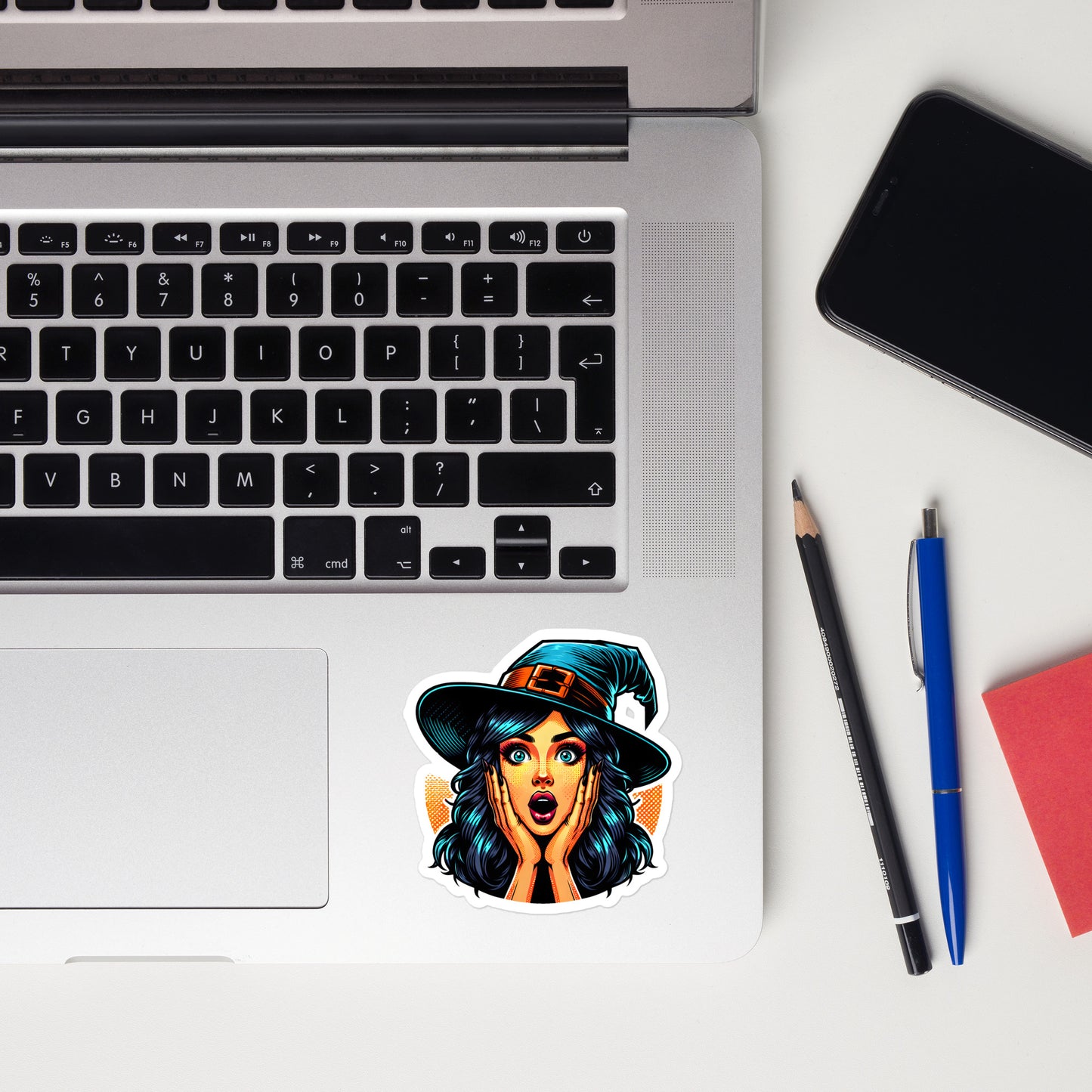 Pop Art Witch sticker PAWI04