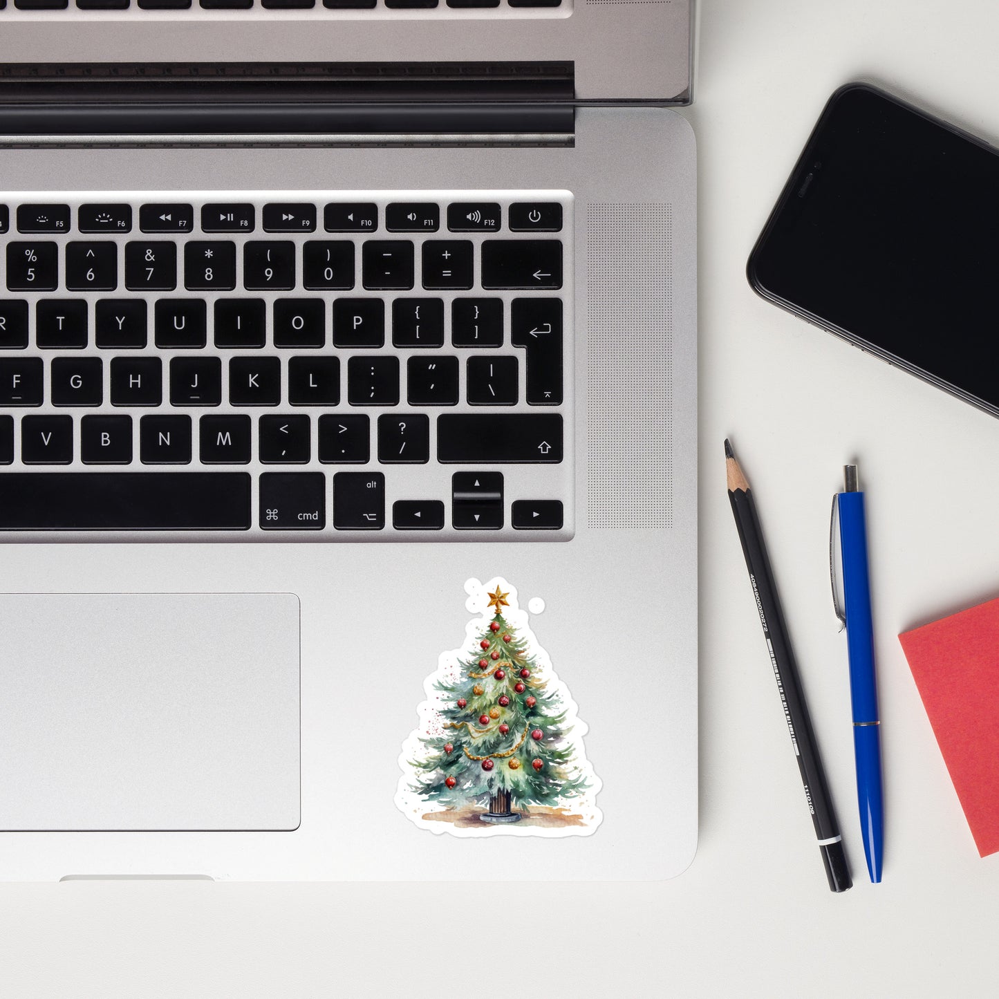 Christmas trees aesthetic stickers CT1P08