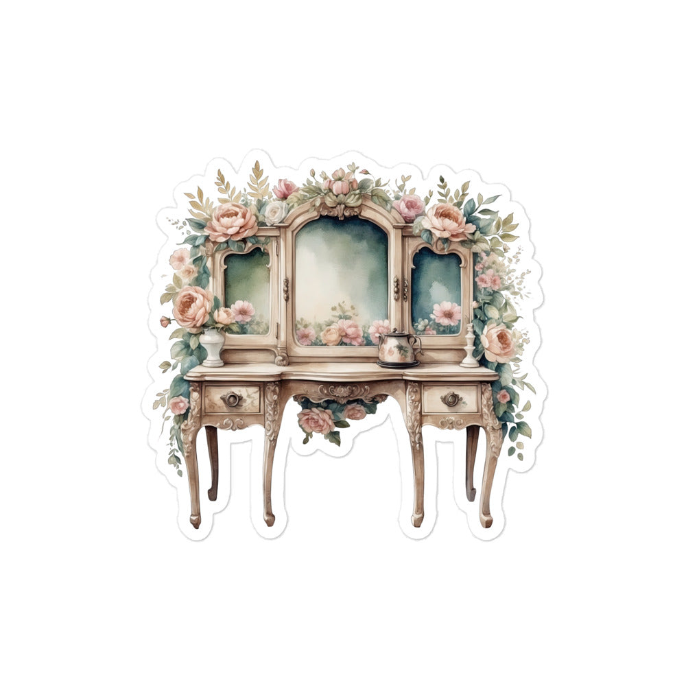 Vintage furniture journal stickers sheet VFSS01