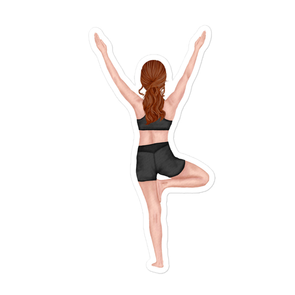 91 Yoga tracker planner stickers sheet 5.5x5.5'' - SYTSH03