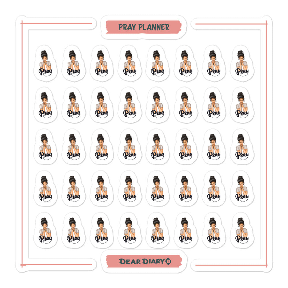 40 Pray Planner stickers sheet - SPDC01
