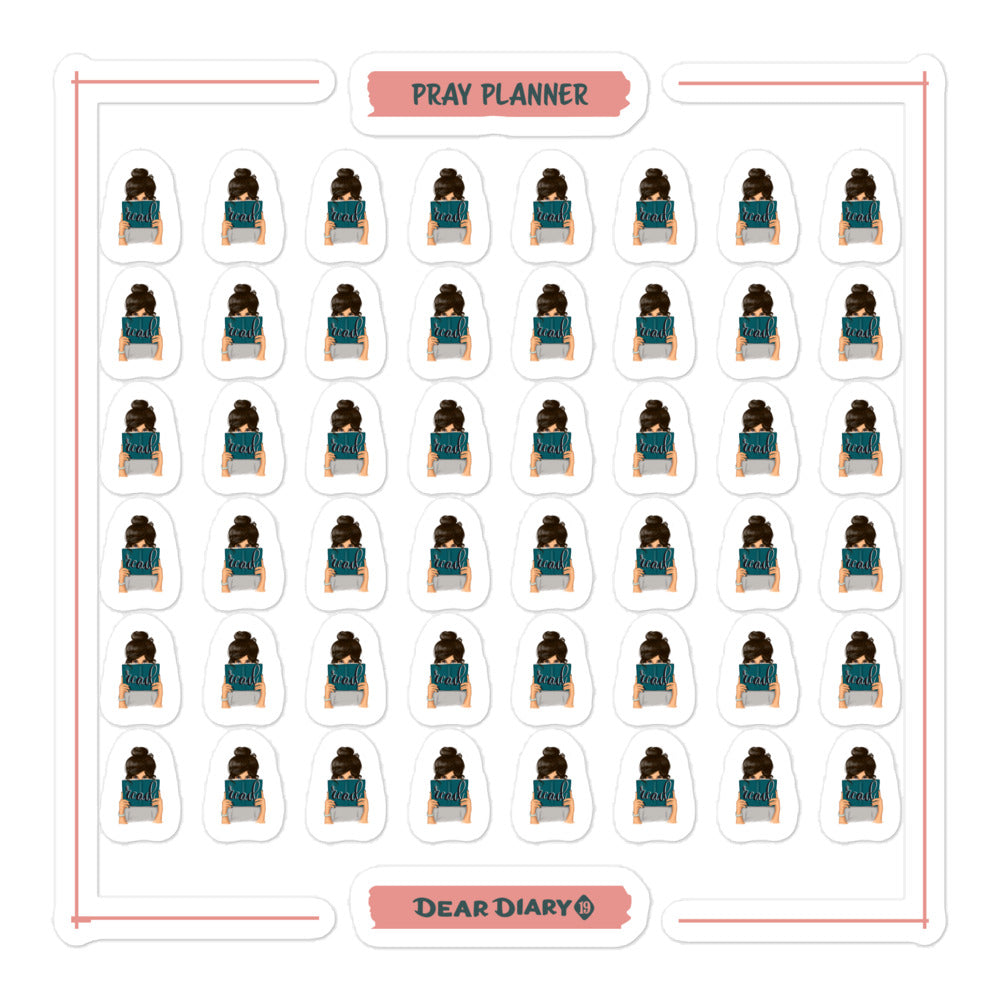 48 Reading tracker planner stickers sheet - SRDC01