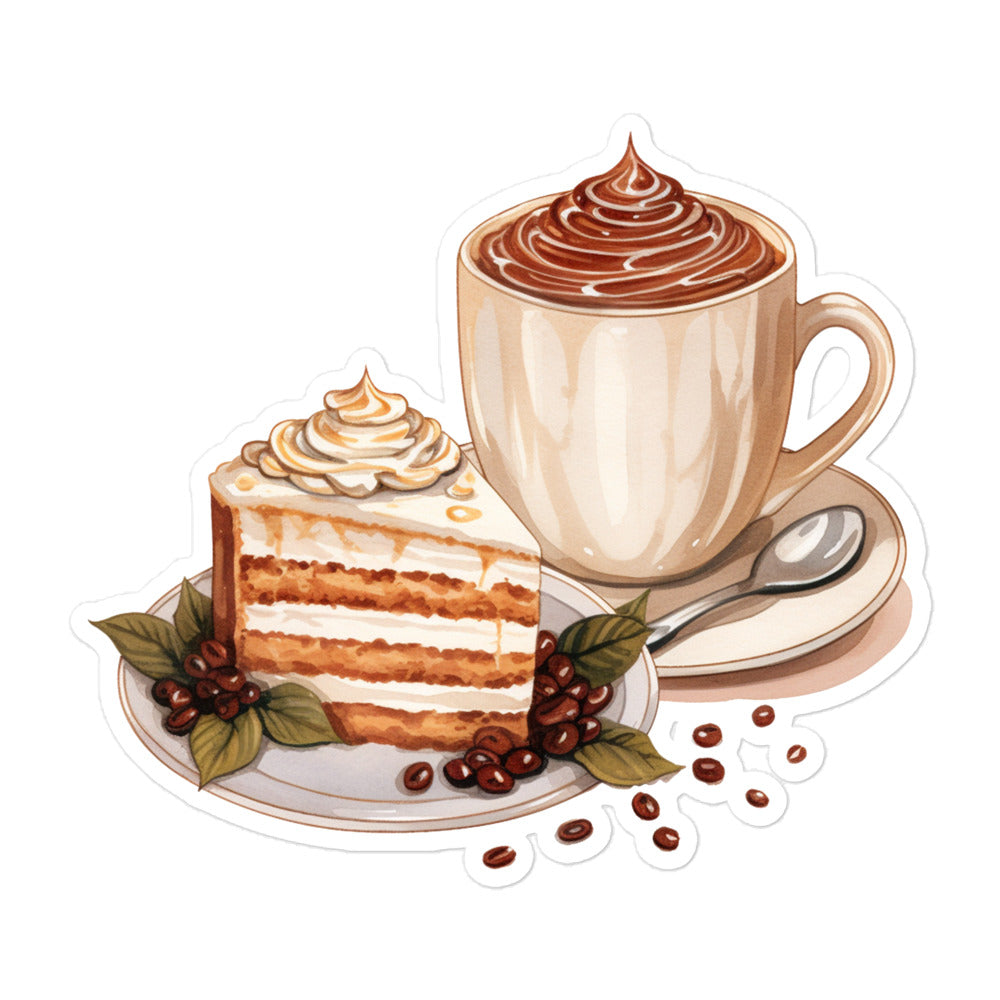 48 Coffee and Cake planner stickers sheet - WCCSH02