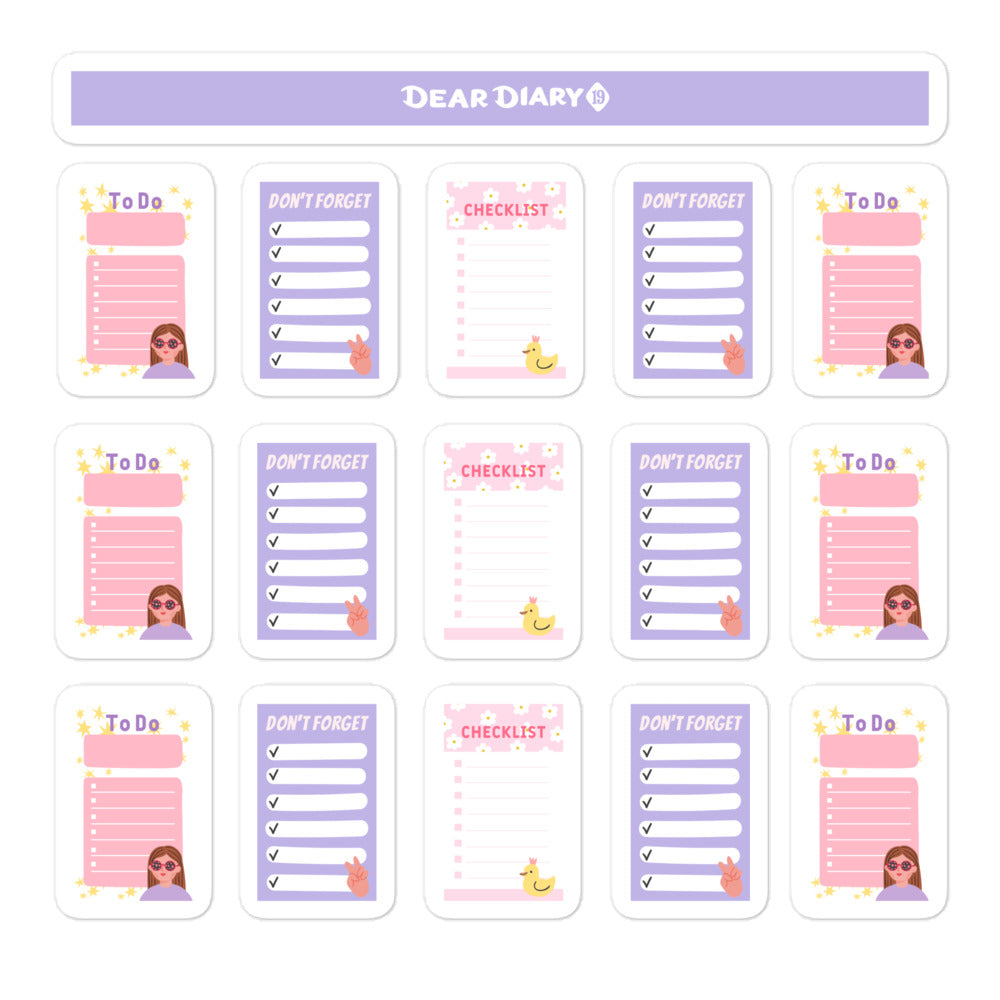 120 Daily planner stickers pack - DPPA01