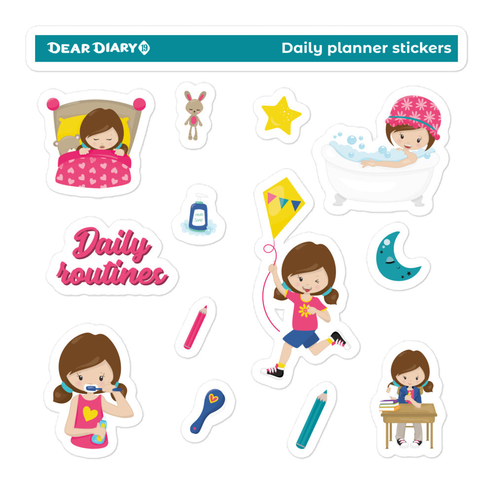 Daily planner stickers sheet - DPSH01
