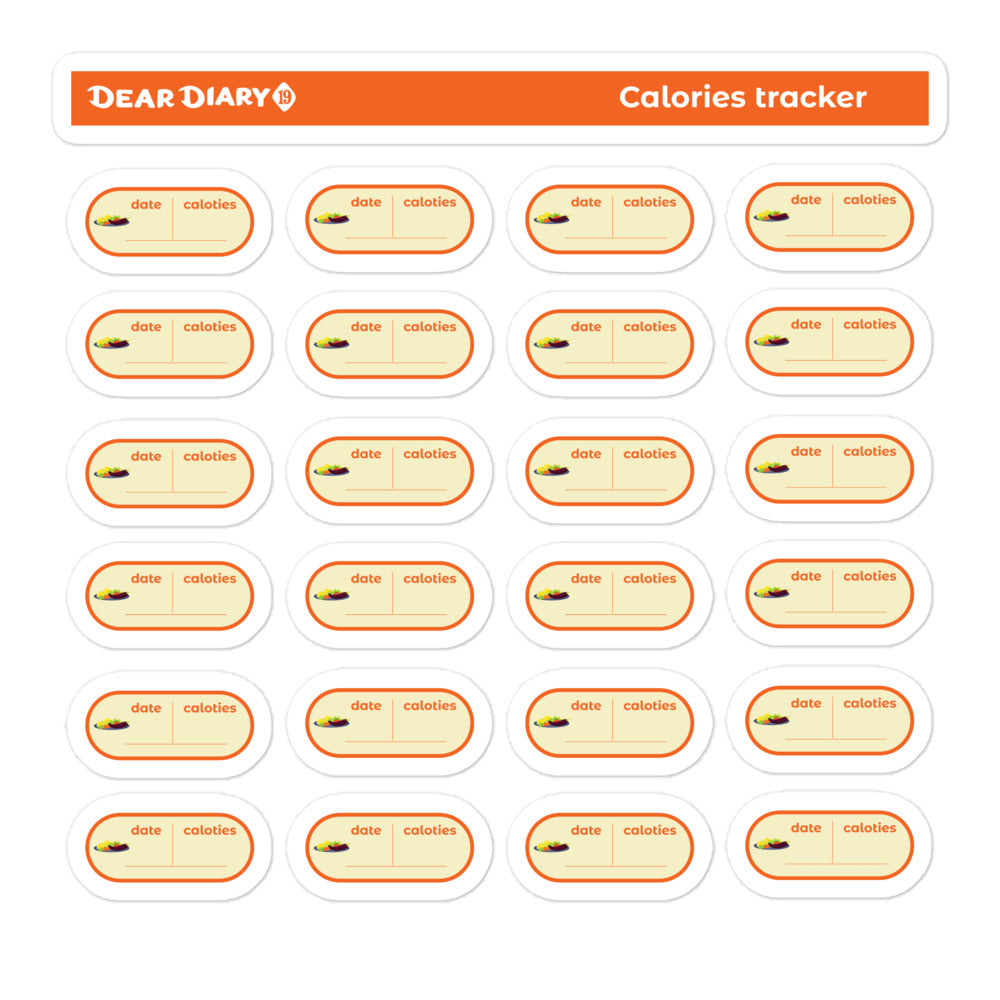 Fitness planner stickers sheet - FNSH03