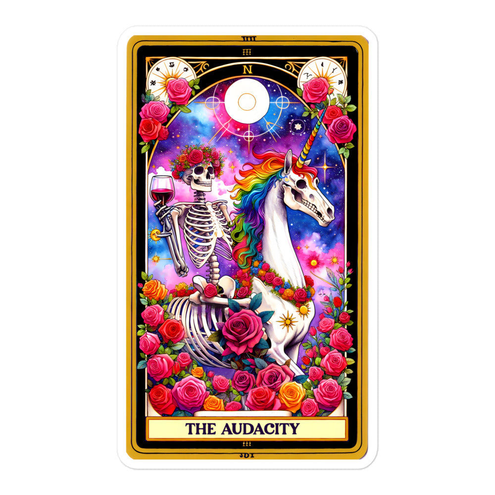 Funny tarot stickers Audacity TF1P19