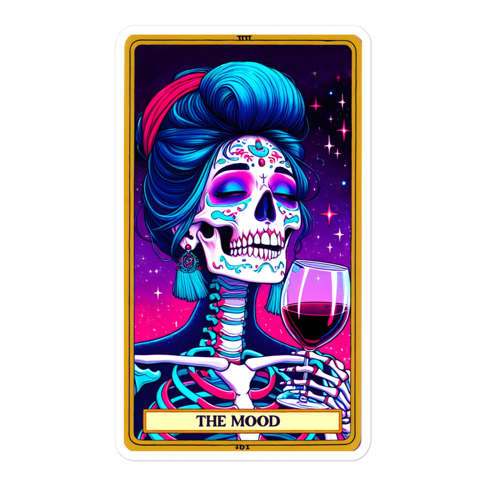 Funny tarot stickers The Mood TF1P22