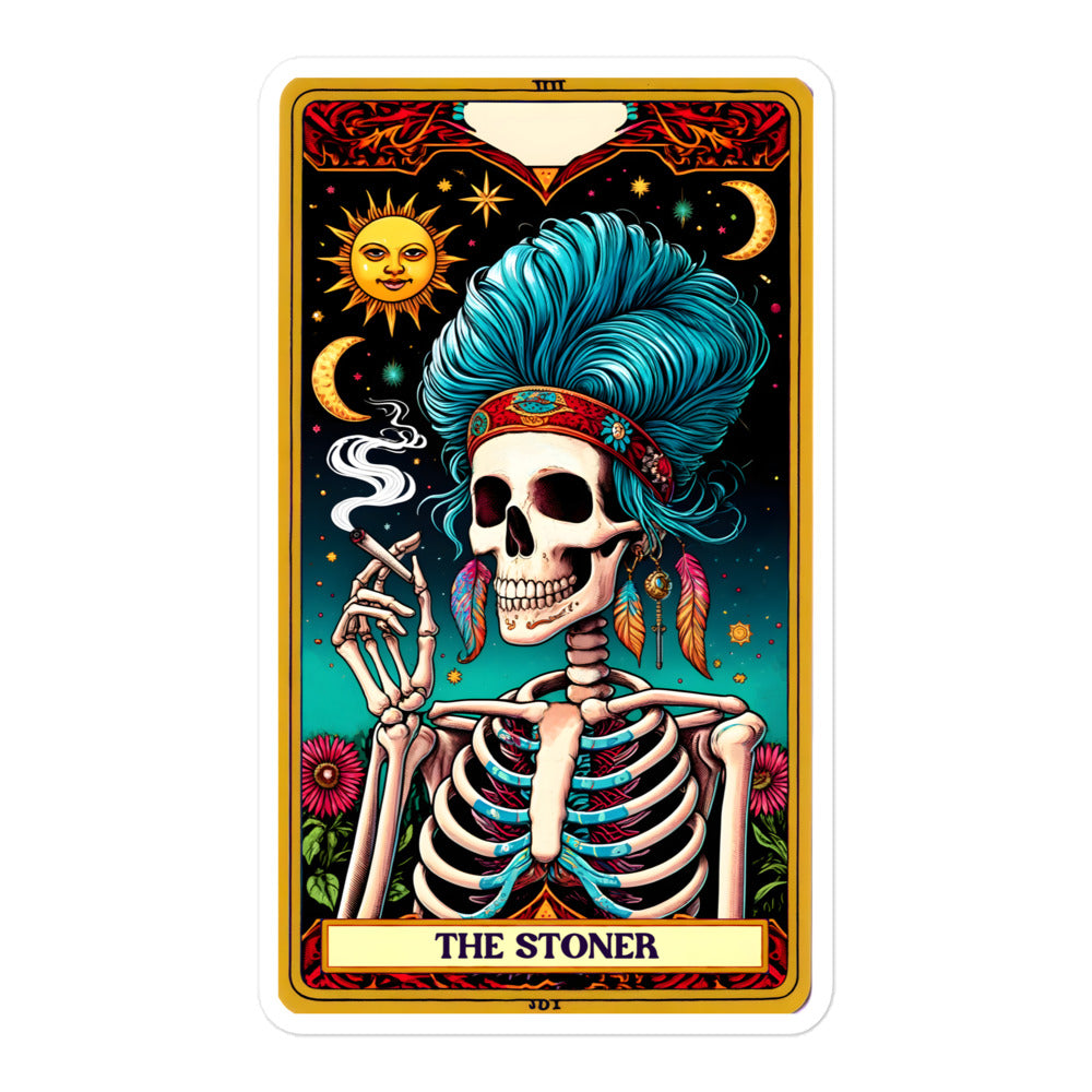 Funny tarot stickers The Stoner TF1P32