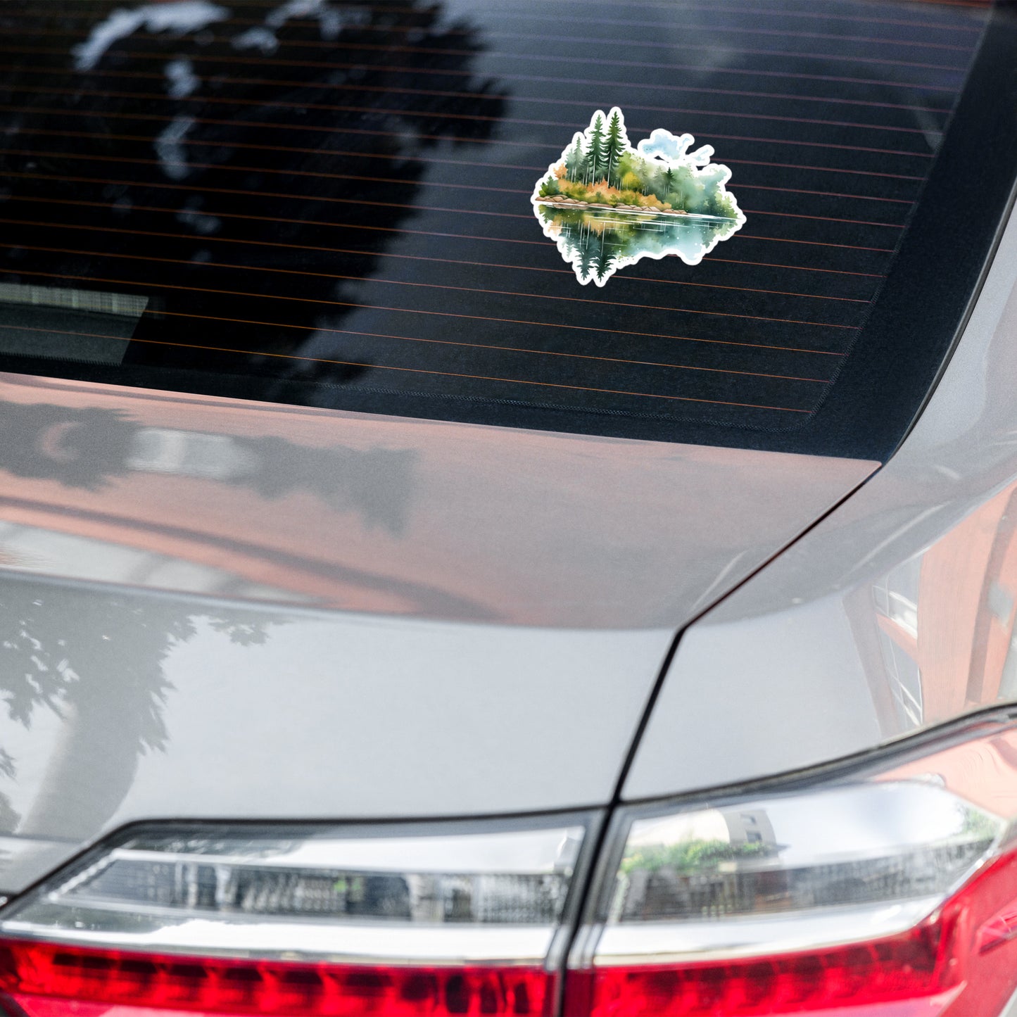 Landscape lake nature sticker LS1P01