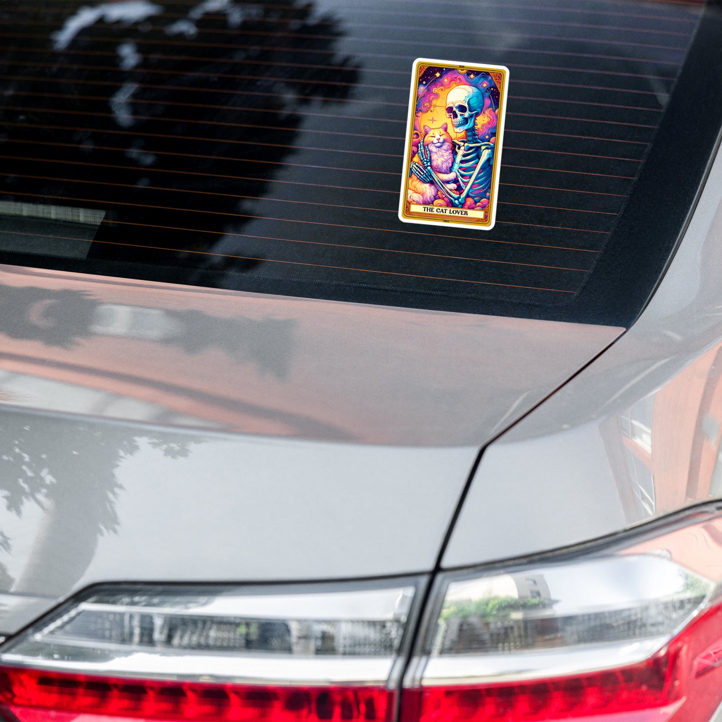 Funny tarot stickers Cat lover TF1P03