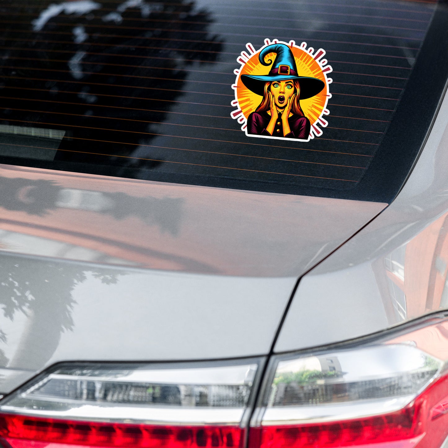 Pop Art Witch sticker PAWI02