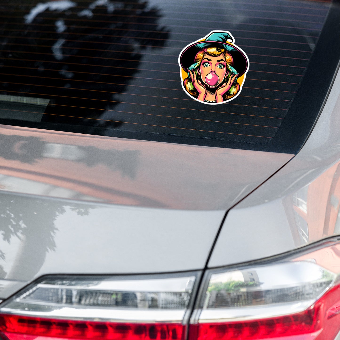 Pop Art Witch sticker PAWI01