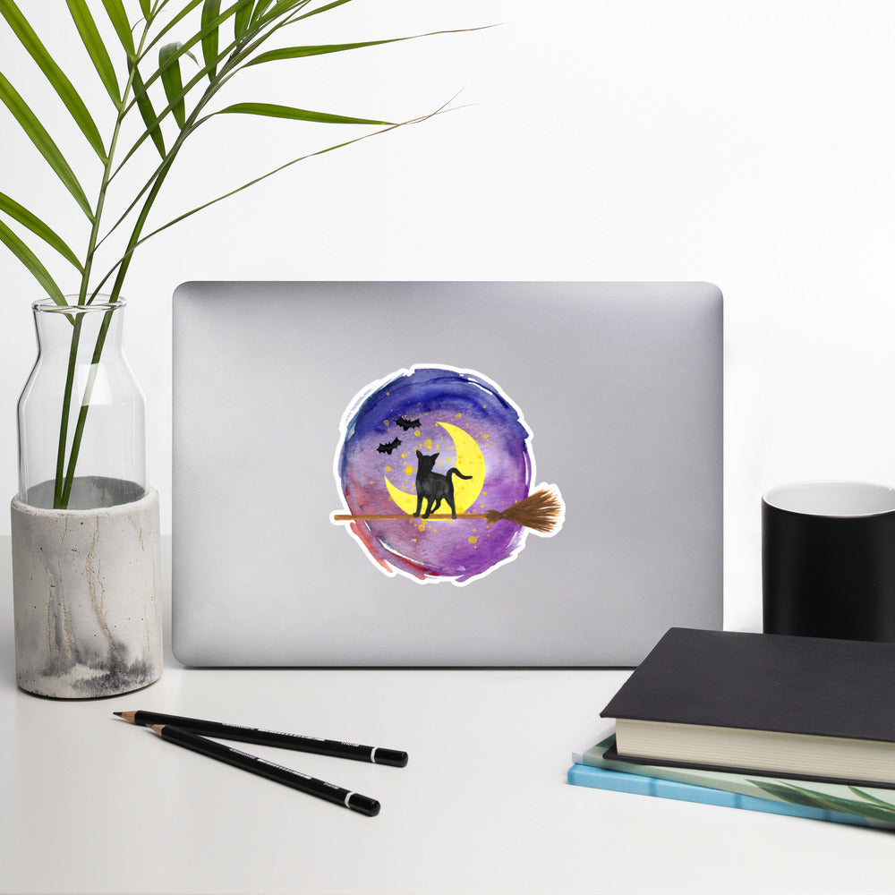 Halloween watercolor sticker WAHC08