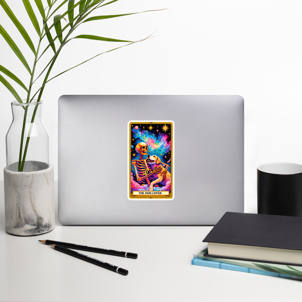 Funny tarot stickers Dog Lover TF1P02
