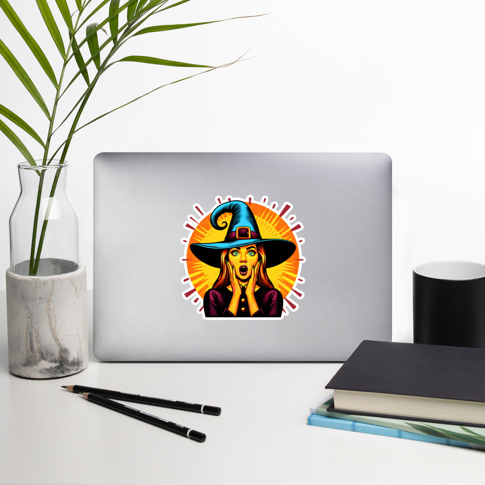 Pop Art Witch sticker PAWI02