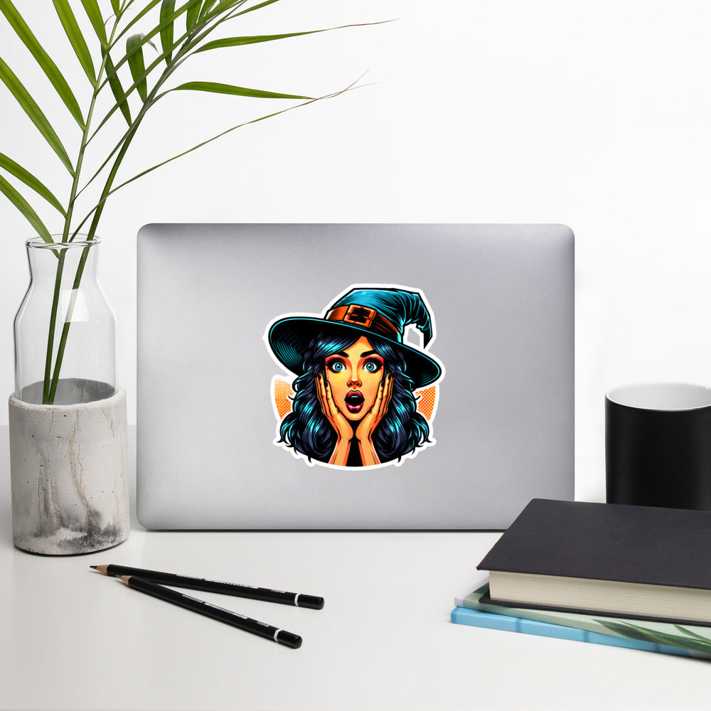 Pop Art Witch sticker PAWI04