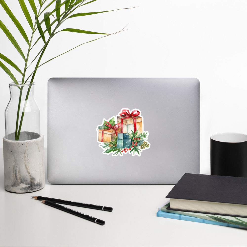 Christmas gift box stickers CP1P03