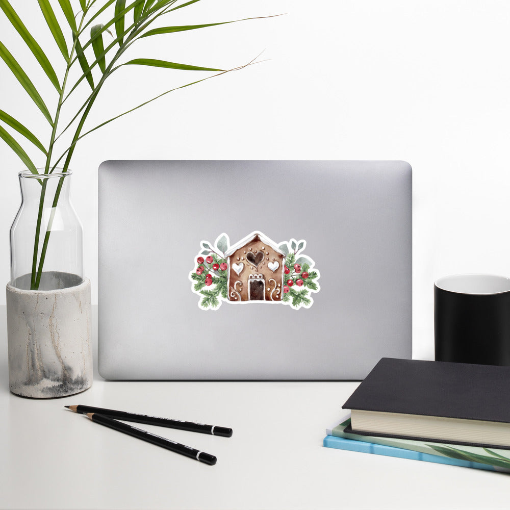 Christmas aesthetic stickers ginger house CA1P05