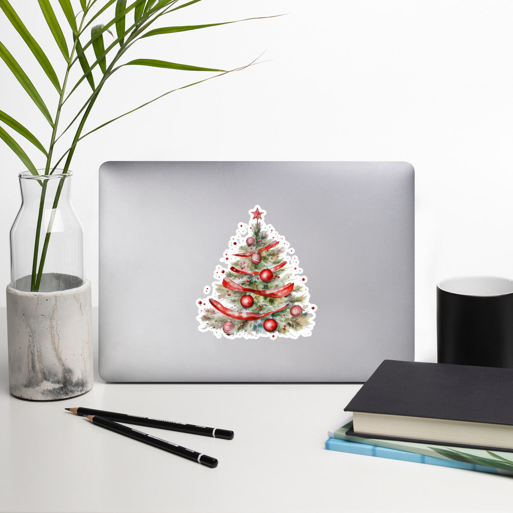 Christmas trees aesthetic stickers CT1P04