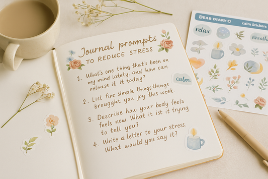 Daily Journal Prompts to Reduce Stress and Find Calm
