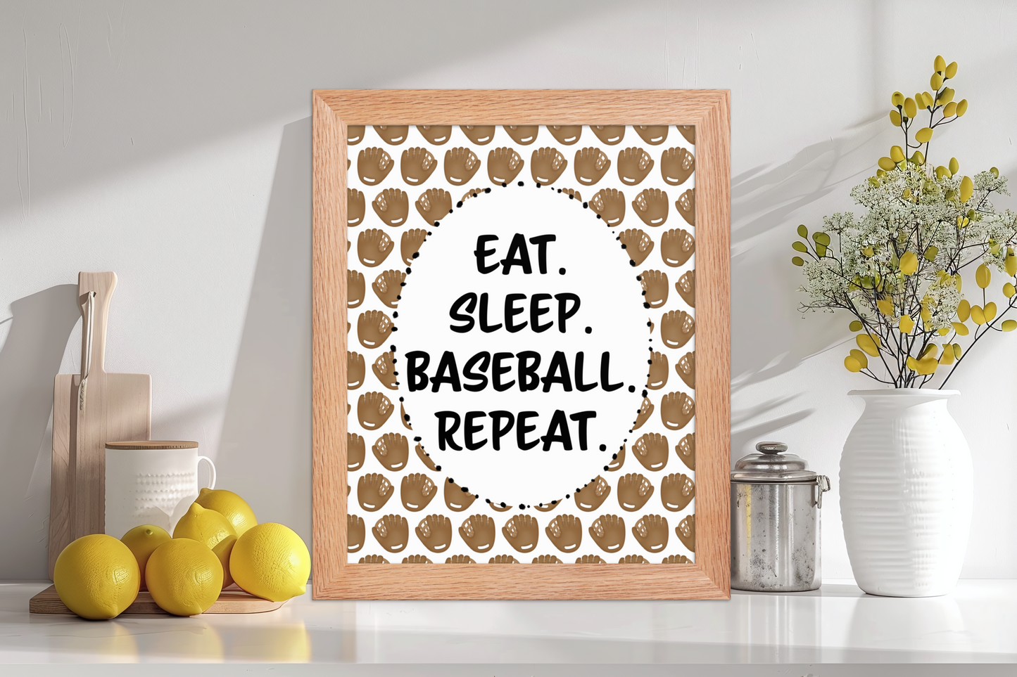 Baseball poster PNG print file BSFU04