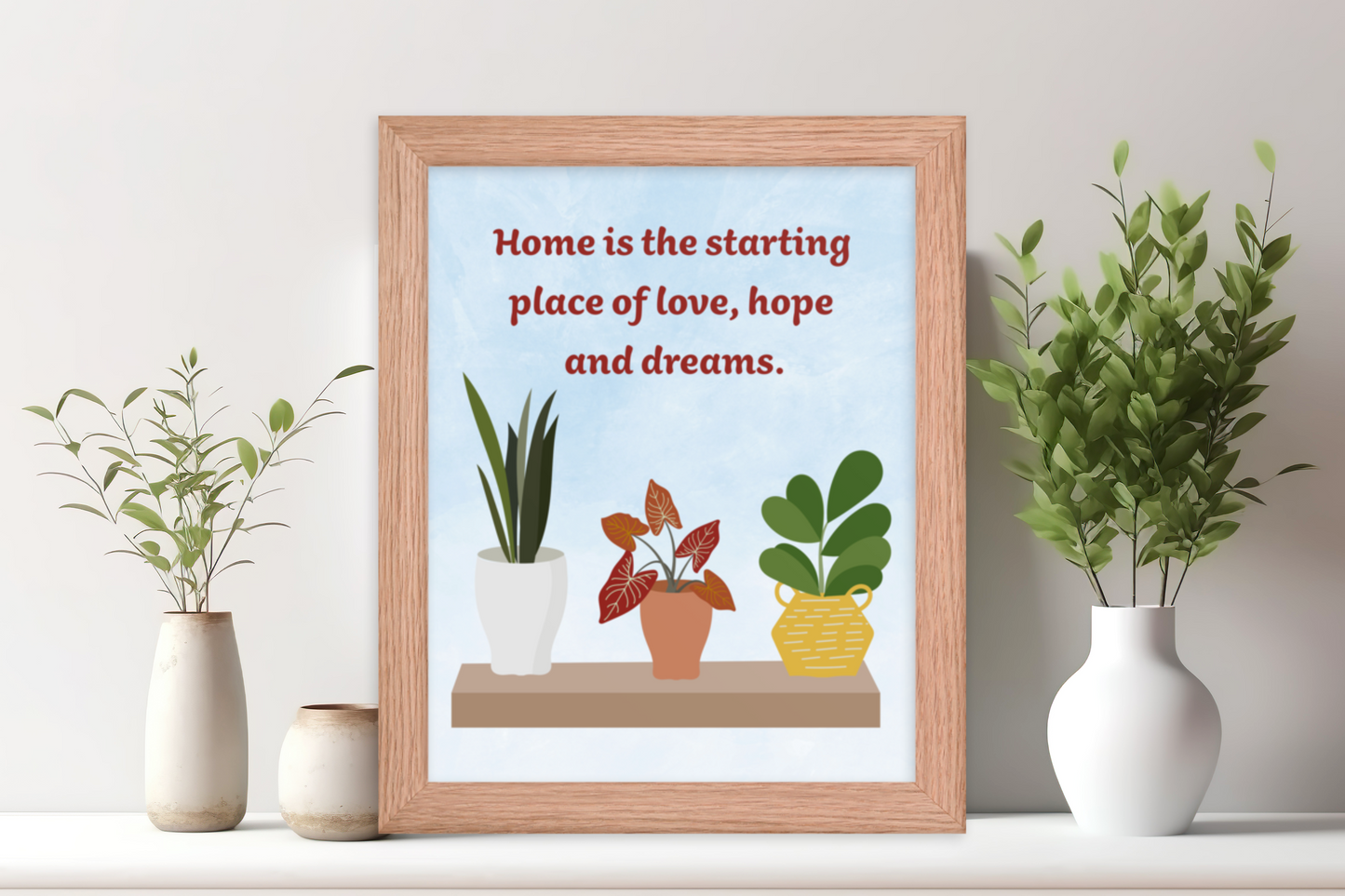 Home poster PNG print file HMFU05