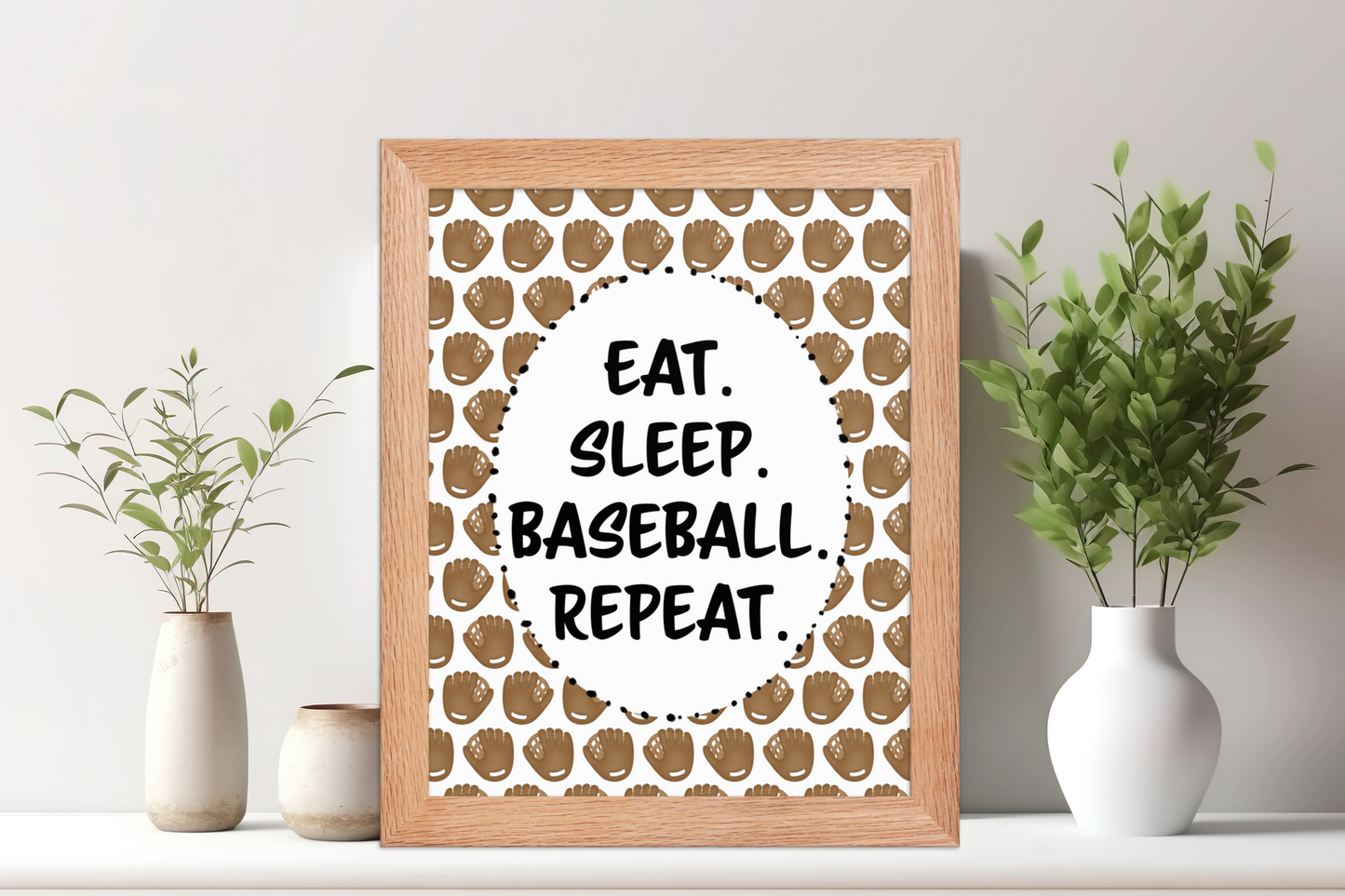 Baseball poster PNG print file BSFU04