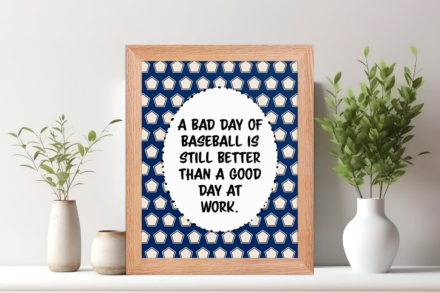 Baseball poster PNG print file BSFU05