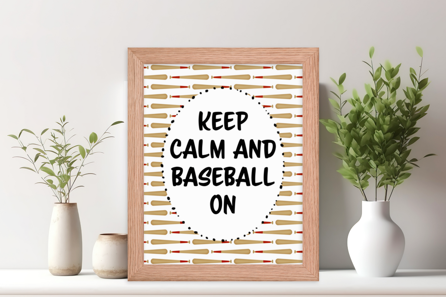 Baseball poster PNG print file BSFU03