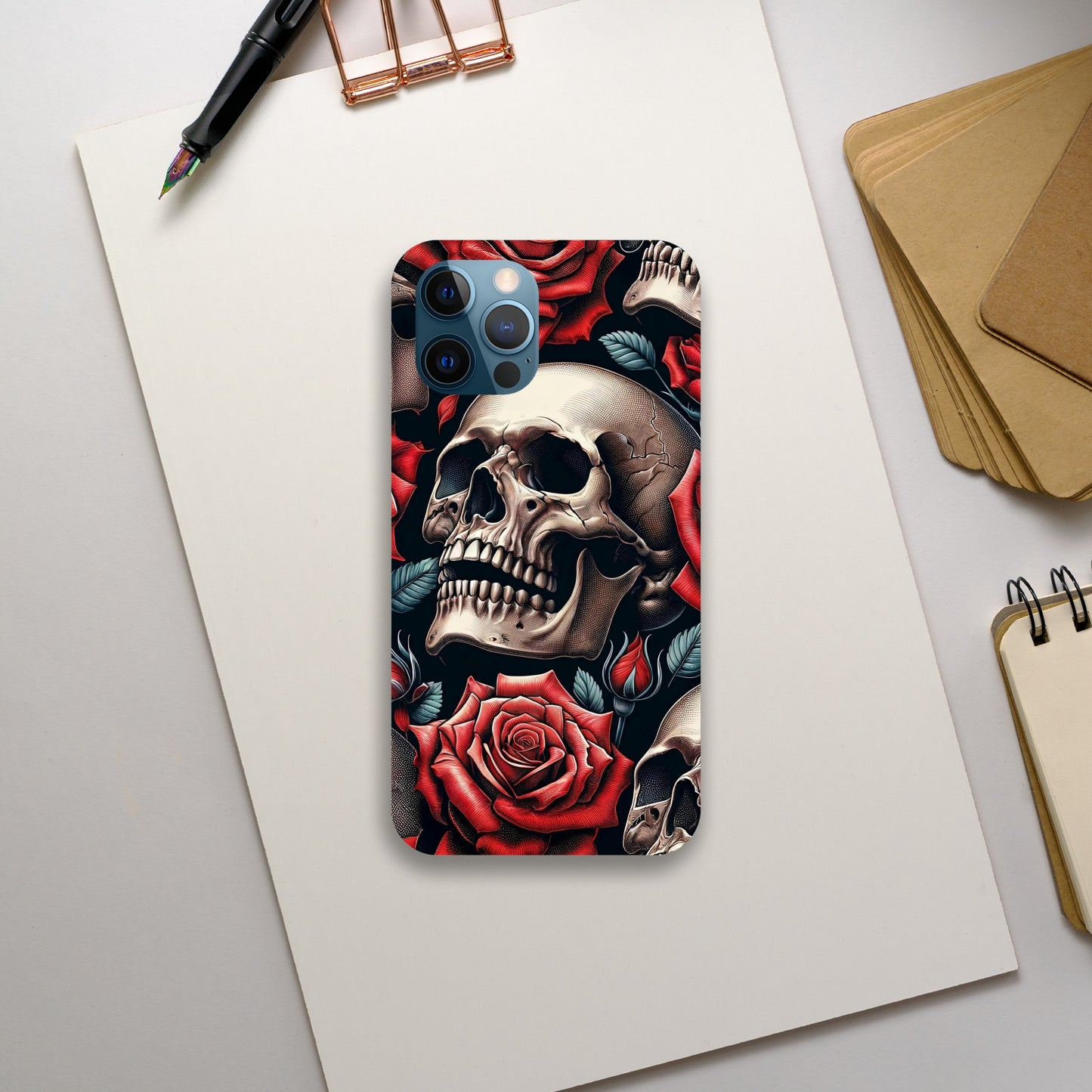 iPhone Slim case Skull 01