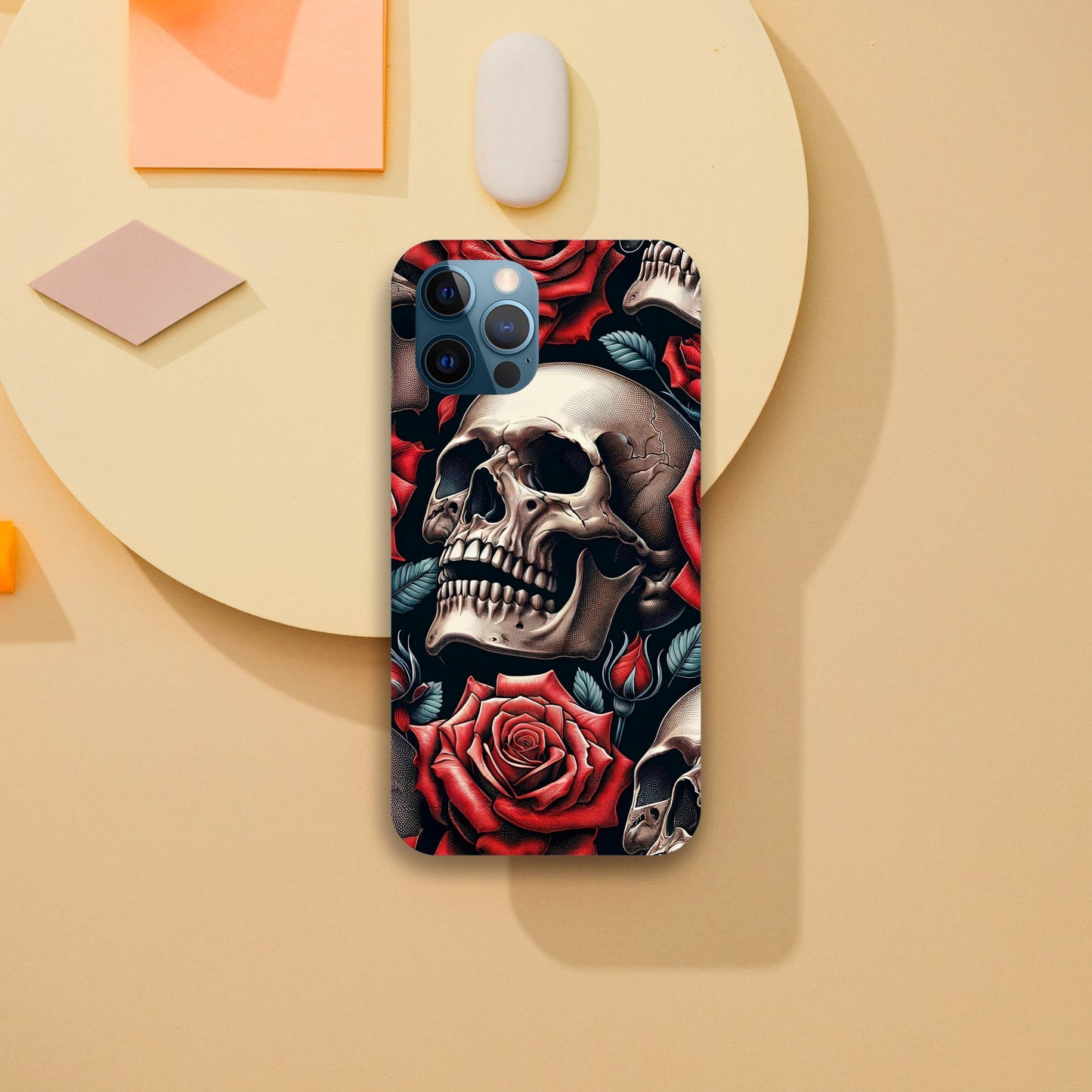 iPhone Slim case Skull 01