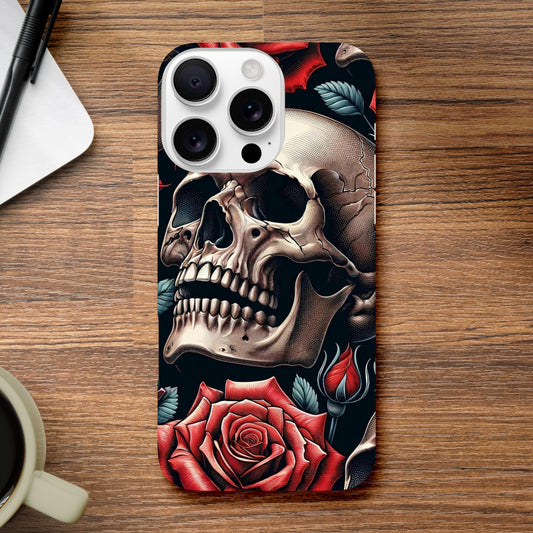 iPhone Slim case Skull 01