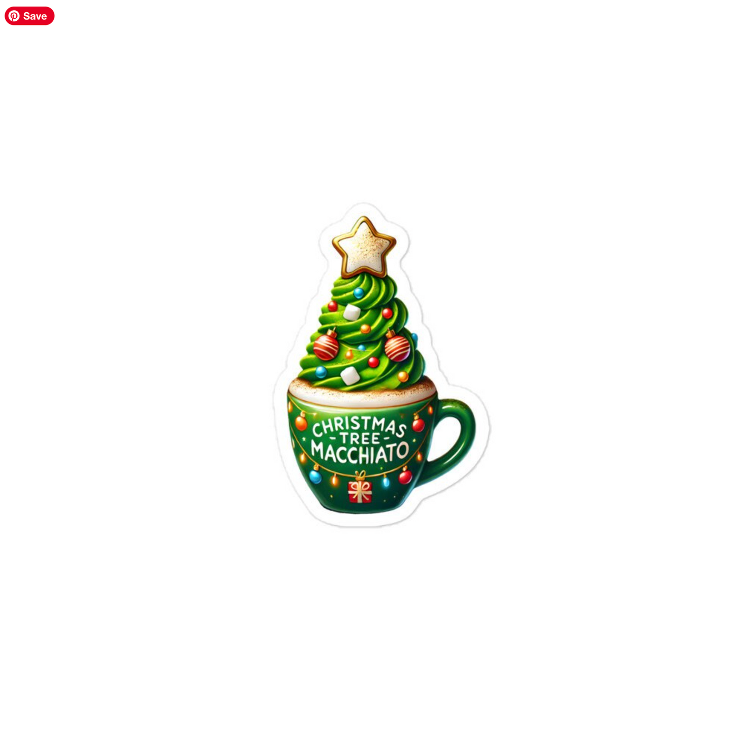 Christmas coffee time planner stickers sheet CHCF01