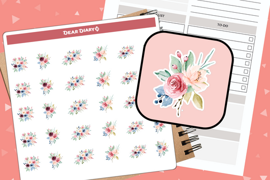 Planner stickers Floral FPSH01