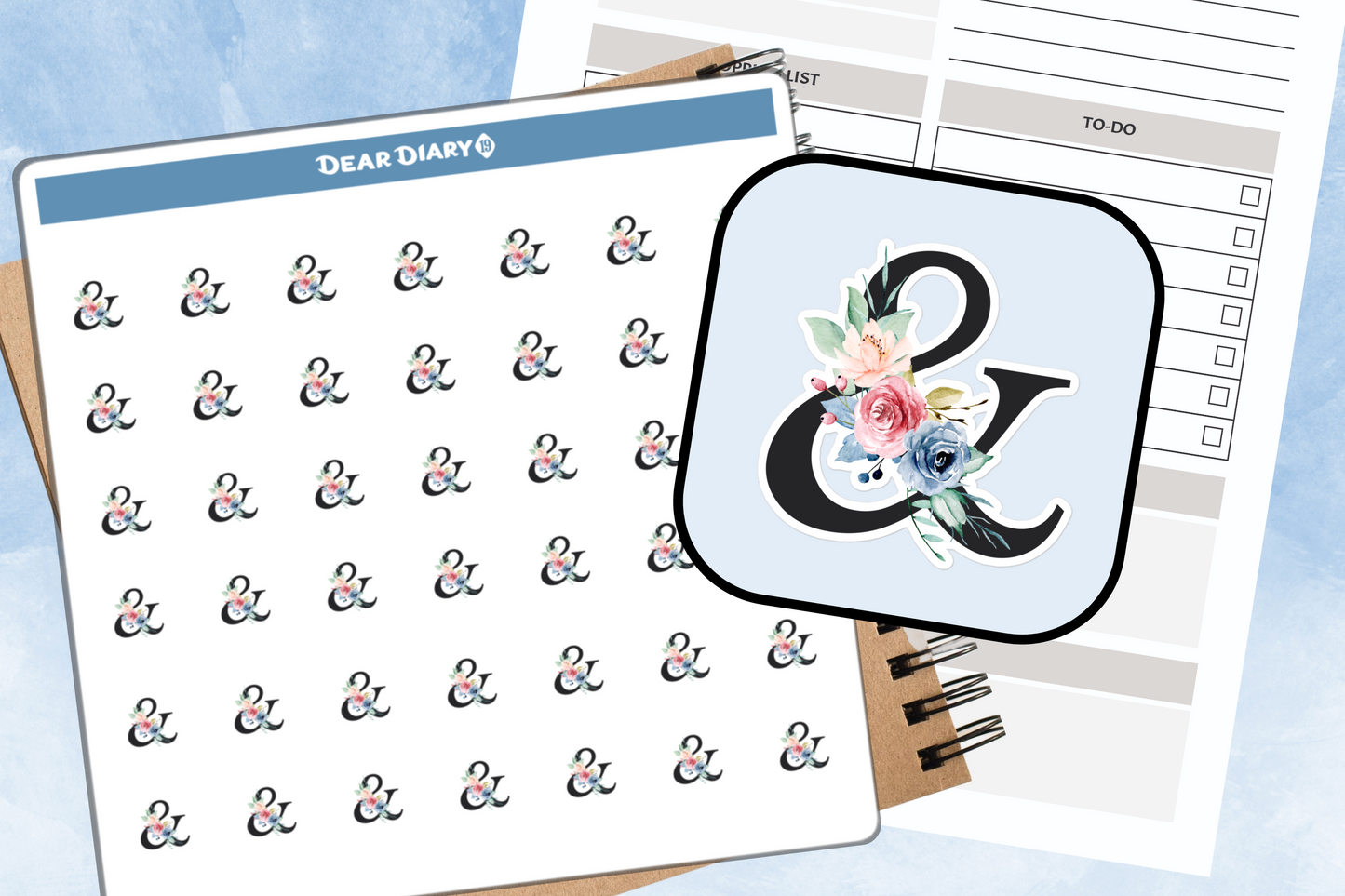 Planner stickers Ampersand & - A00PS01