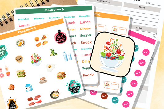 131 Meal planner stickers pack - MPPA01